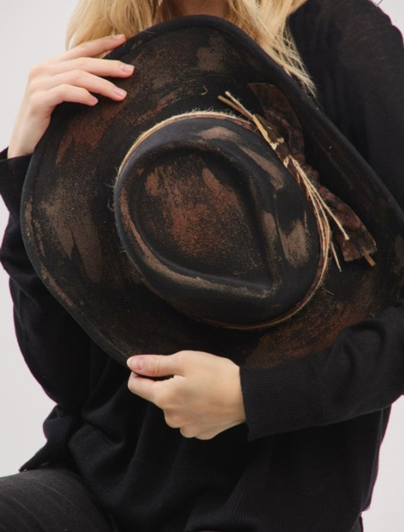 Vintage Versatile Shapeable Cowgirl & Fedora Hat