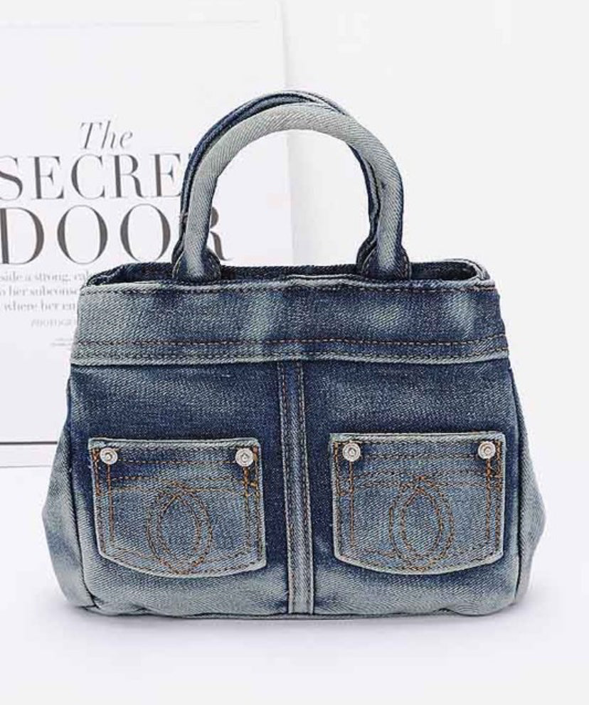 Denim Crossbody Bag