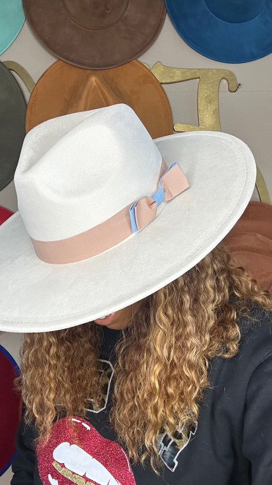 Bow Tie Ribbons Hat Bands with different color Bow Tie