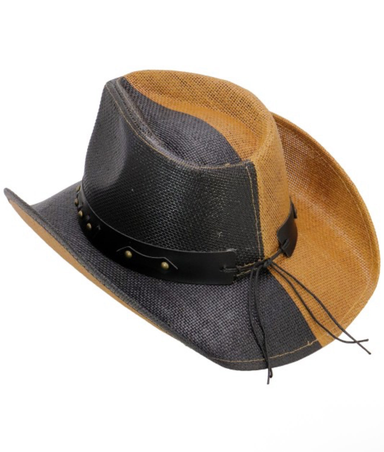 Split Dye Structured Longhorn Cowboy Hat