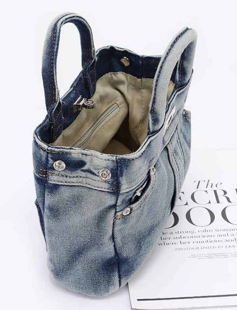 Denim Crossbody Bag