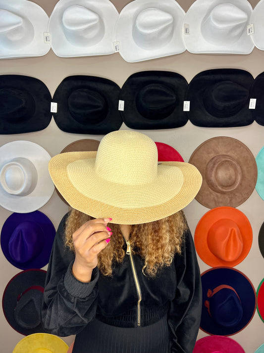 Round Top Straw Hat
