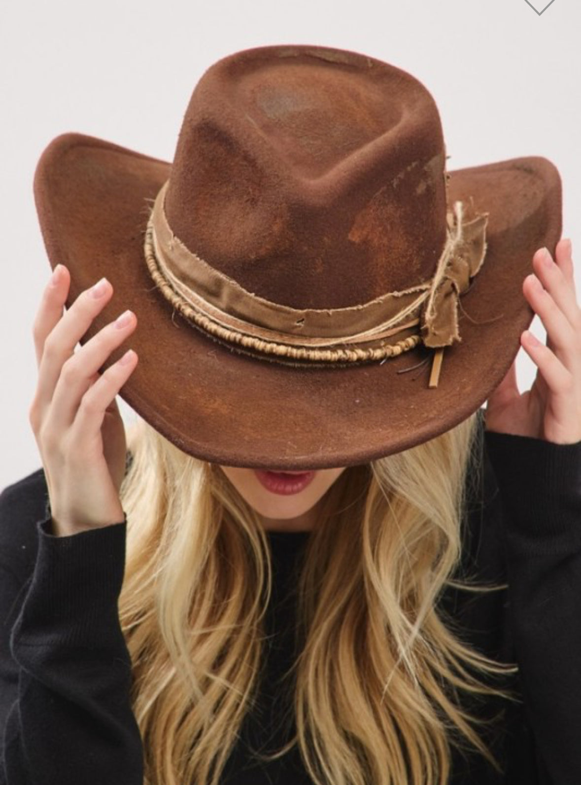 Vintage Versatile BROWN Shapeable Cowgirl & Fedora Hat