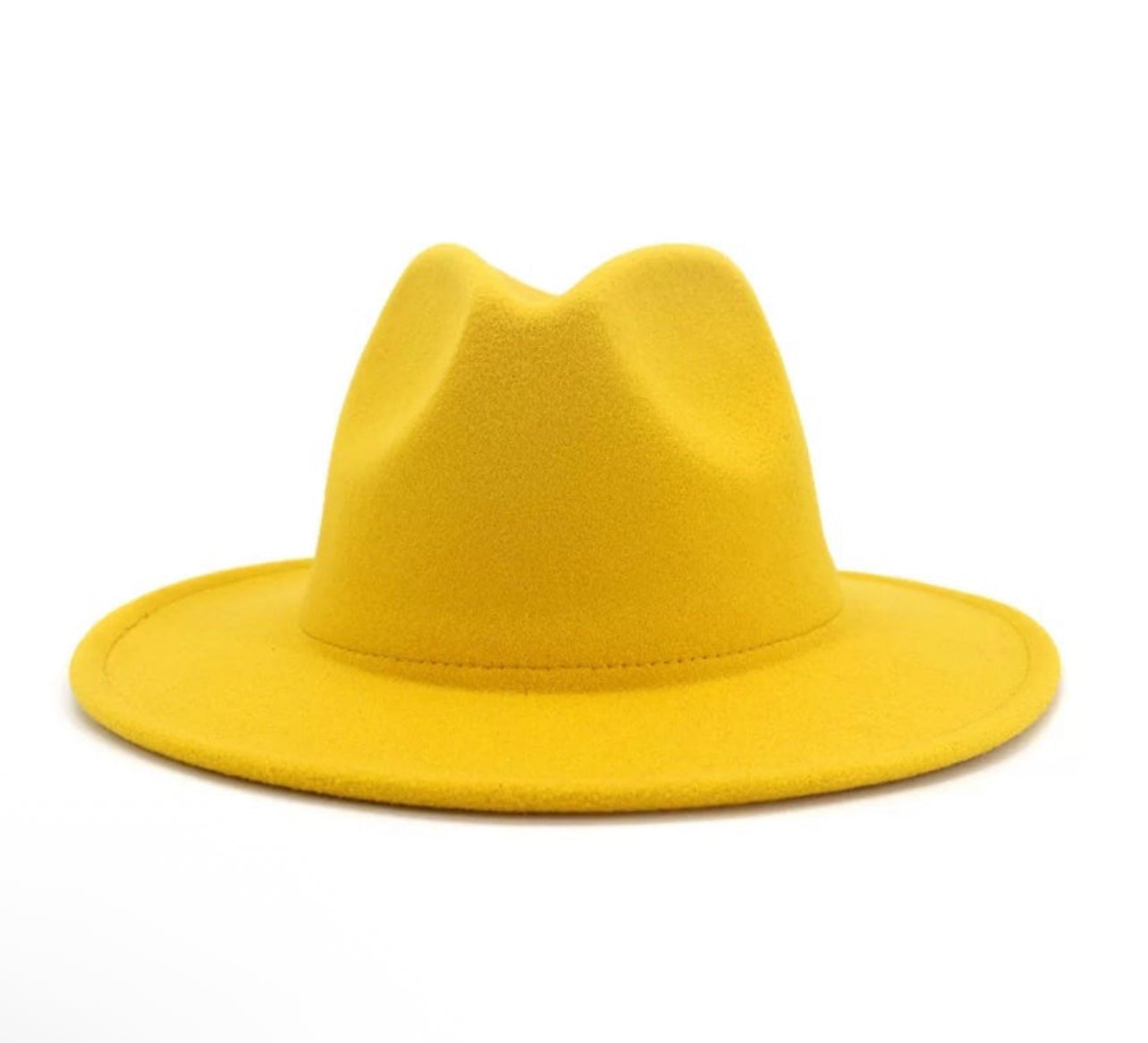 5 Fedoras Solid Color Bundle Modern Colors Unisex Stylish 58cm M/L