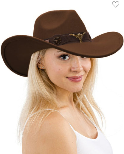 Ranch Luxe Unisex Cowboy Hat Collection (Includes Hat Accessory) | 58cm M/L
