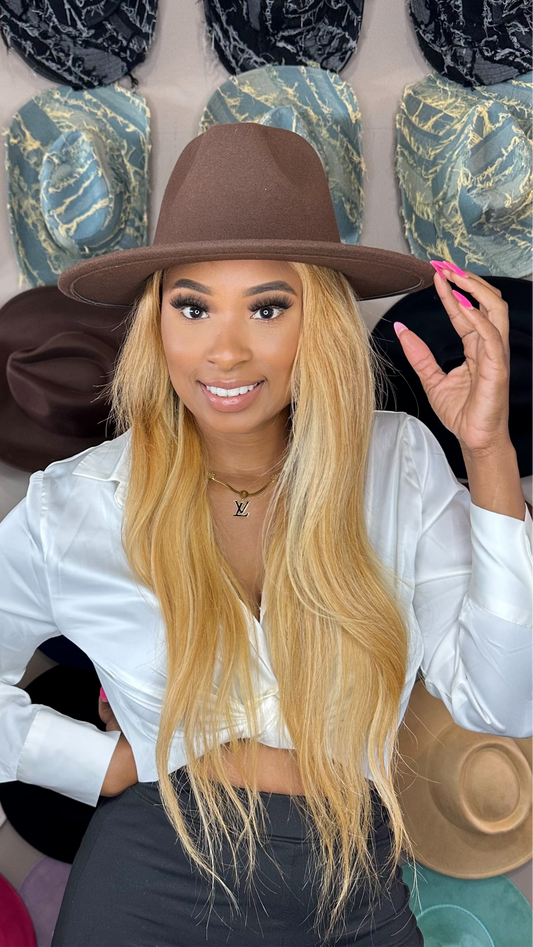 Fedoras Solid Color Modern Colors Unisex Stylish New