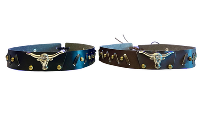 Hat Accessory with Longhorn emblem fits all hat sizes