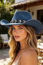 Buckle Accent cowboy hat