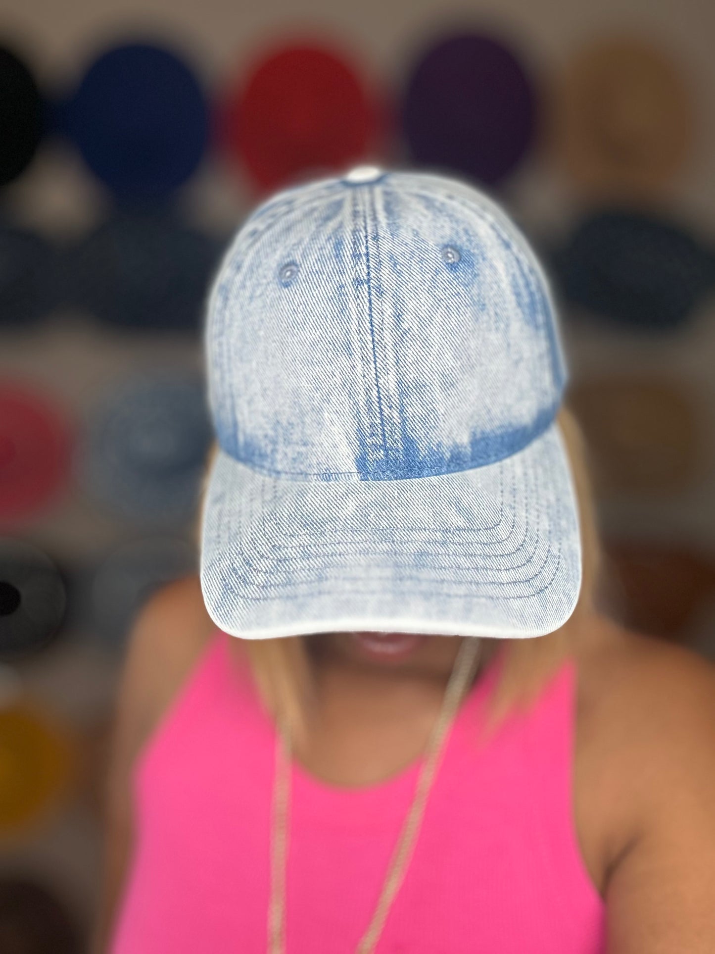 Denim Stone wash Cap