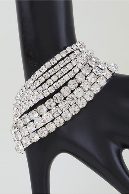 Bejeweled Cuff Bracelet Set
