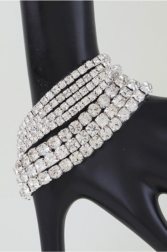 Bejeweled Cuff Bracelet Set