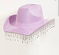 Rhinestone Fringe Western Hat