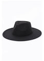 Faux Wool Wide Brim Fedora (Size 58cm)