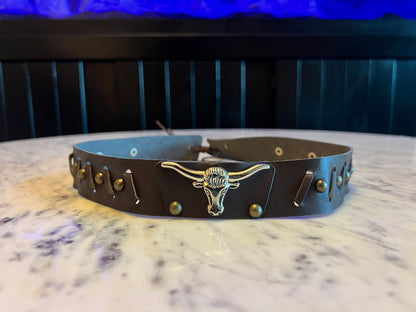 Hat Accessory with Longhorn emblem fits all hat sizes