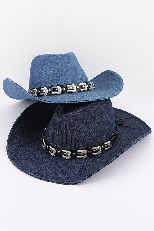 Buckle Accent cowboy hat