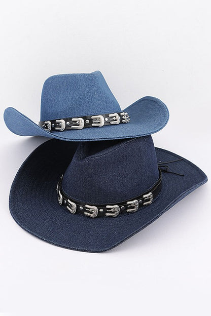 Buckle Accent cowboy hat