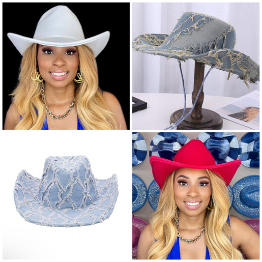 Modern Cowboy 4 Hat Unisex Bundle 58cm M/L