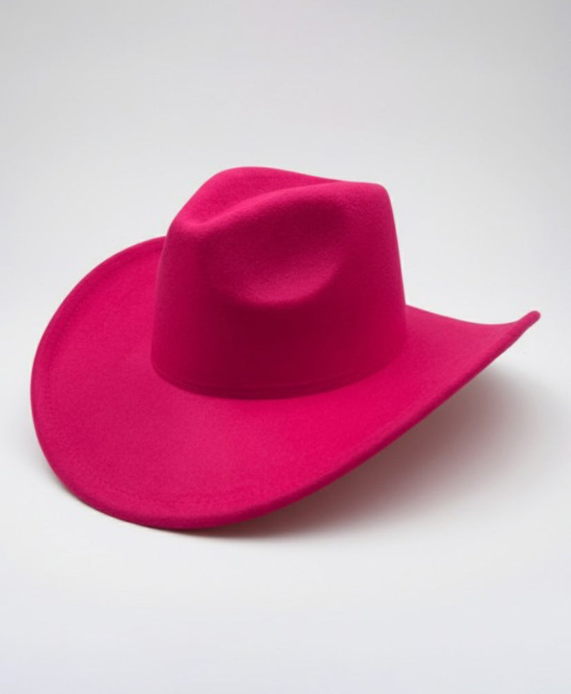 Western Cowboy Fedora Hat Unisex 3 colors