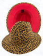 Red Bottom Fedora Collection Standard Brim Unisex for Women Men 58cm