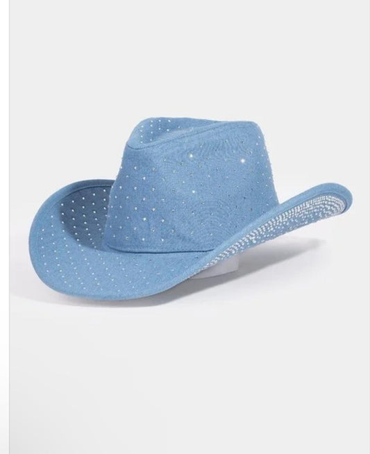 Modern Rhinestone Fedora