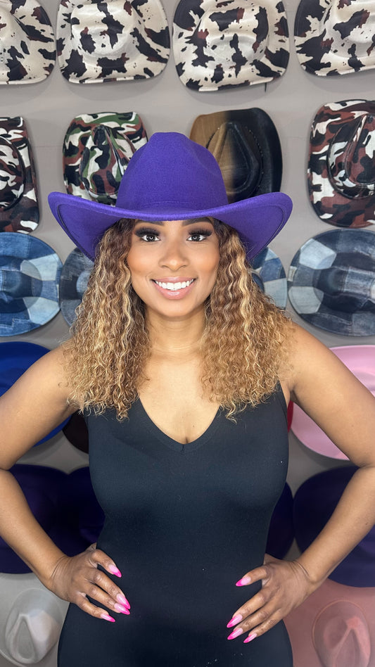 60cm XL and 58cm M/L Unisex Cowboy Style Hat Wide brim Collection