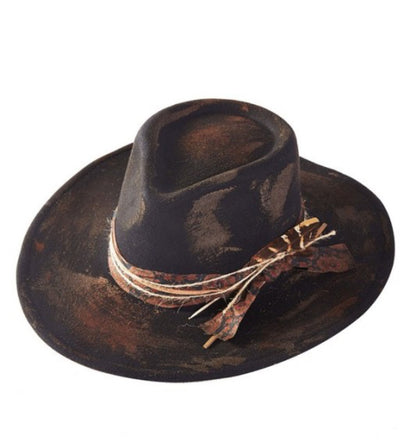 Vintage Versatile Shapeable Cowgirl & Fedora Hat