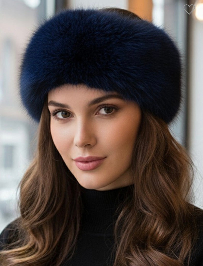 Elegant Faux Fur Winter Headband Earmuff