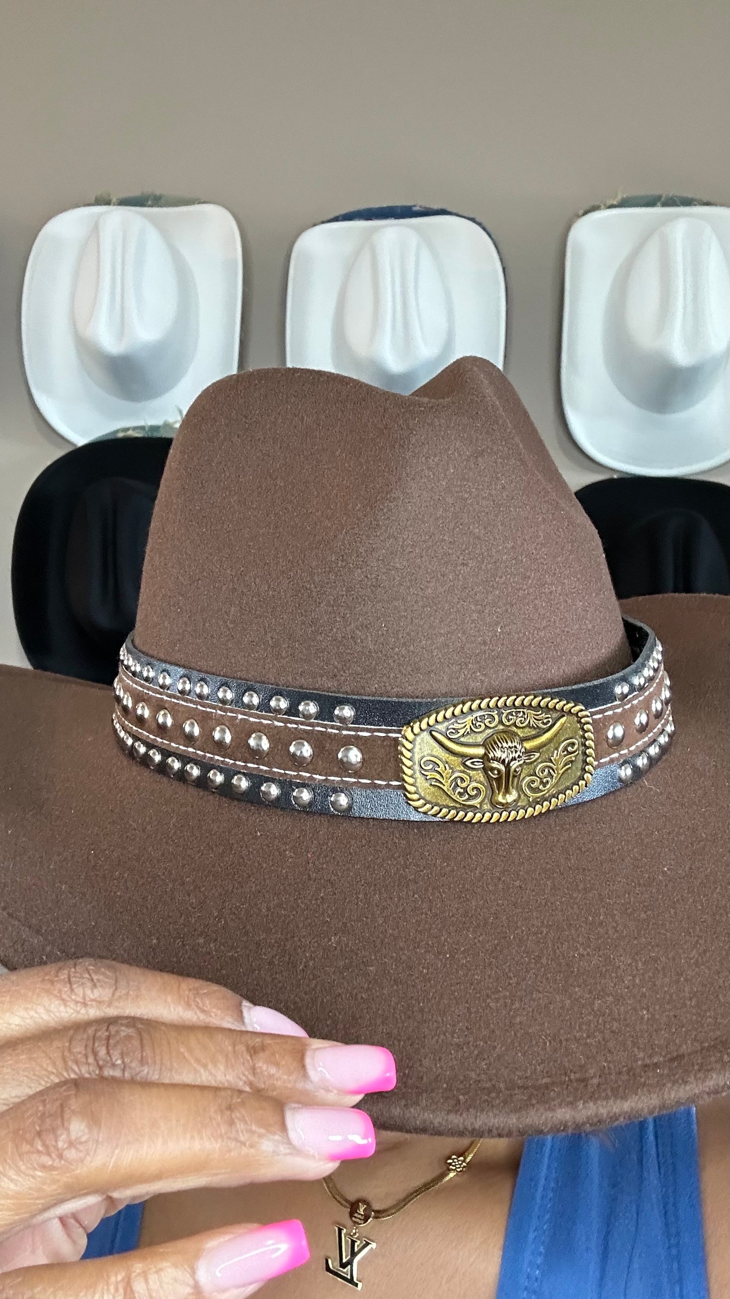 Bronco Buckle Hat Band