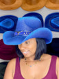 Longhorn 58cm Cowboy Hat - Classic Design with Comfortable Fit, Ideal for Outdoor Activities