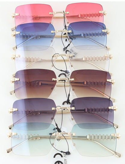 Modern Bright Tinted Sunglasses