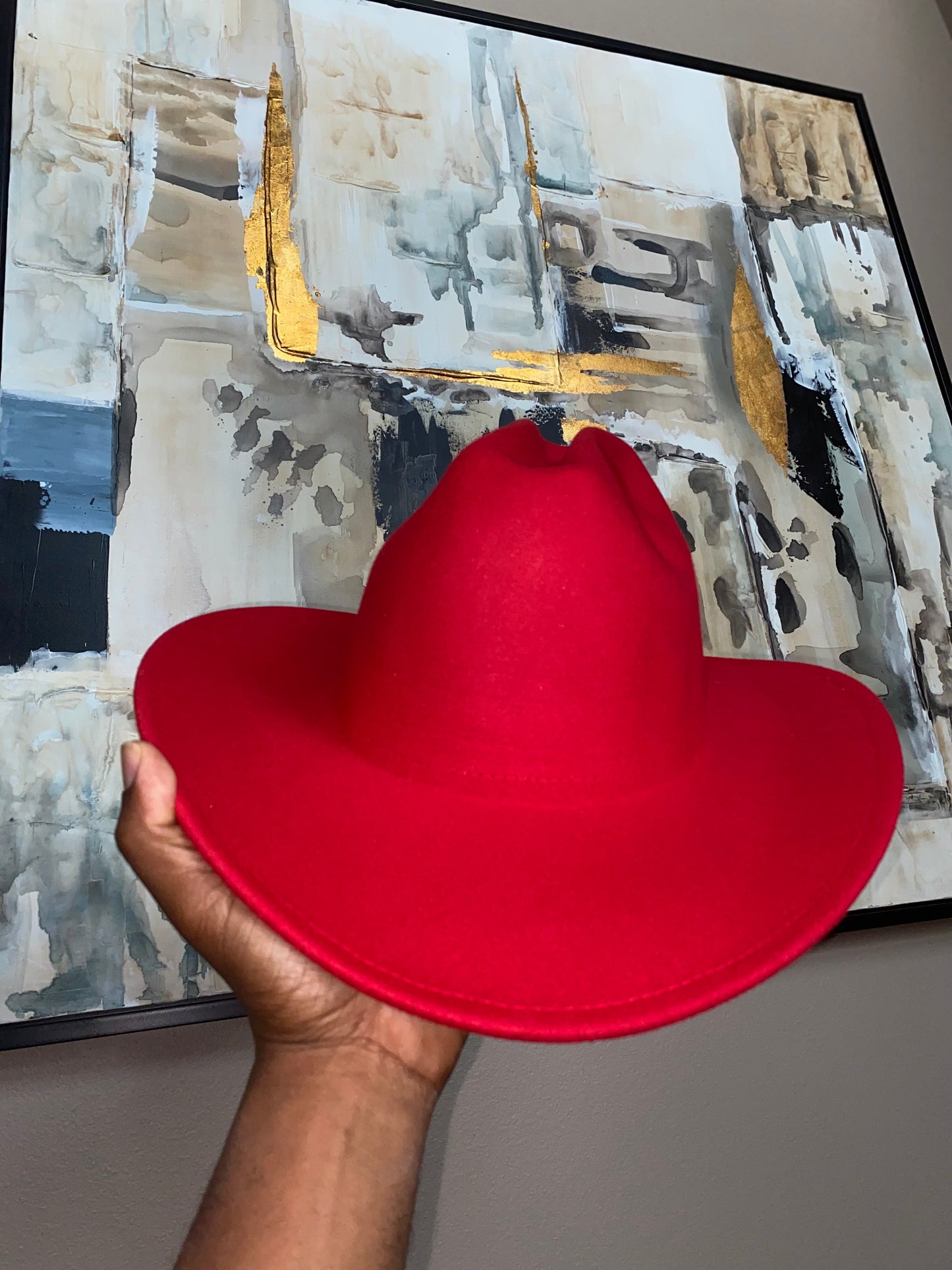 Bold Brim Cowboy Hat Size 60cm XL (Cattleman Crown) Unisex 7 colors available