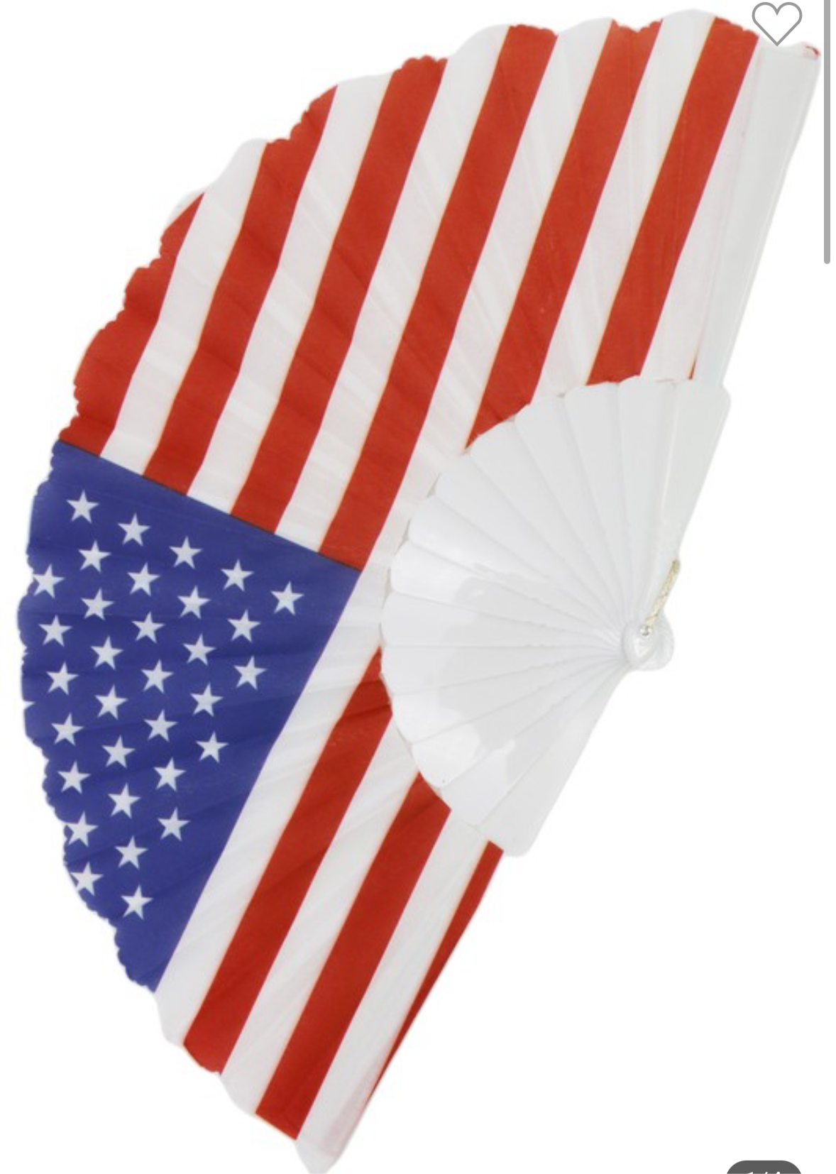 Mini Red White and Blue hand held Fans