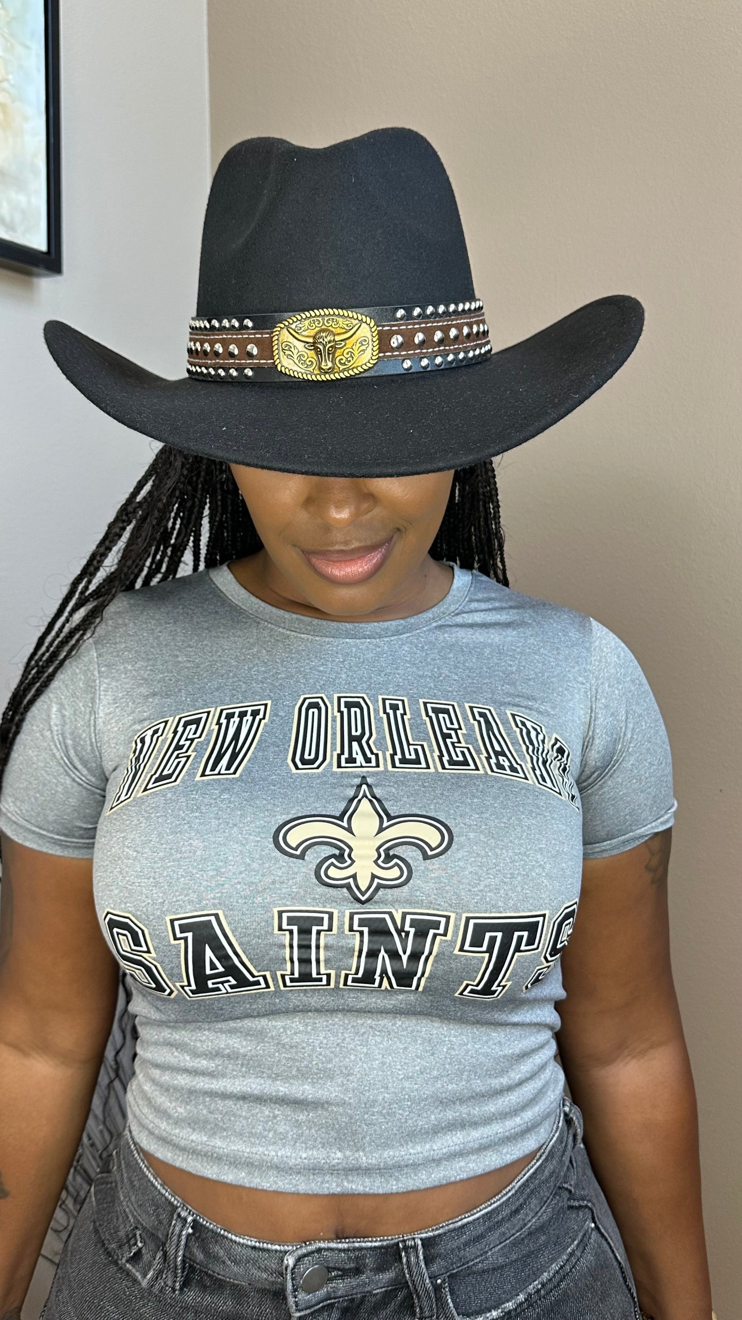 Bronco Band ACCESSORY for Hats Cowboy Style Hats and Fedoras