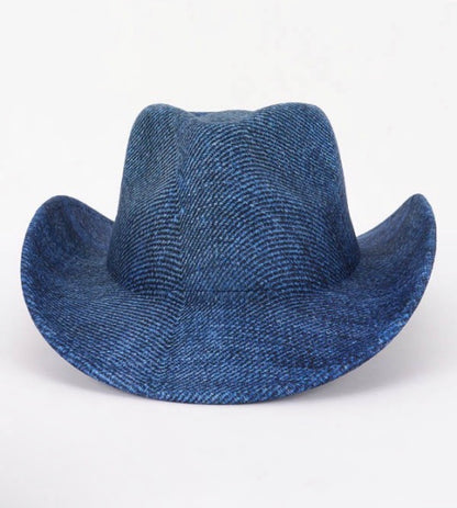Cotton Denim Print Cowboy Hat