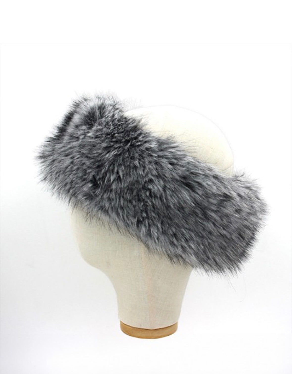 Elegant Faux Fur Winter Headband Earmuff