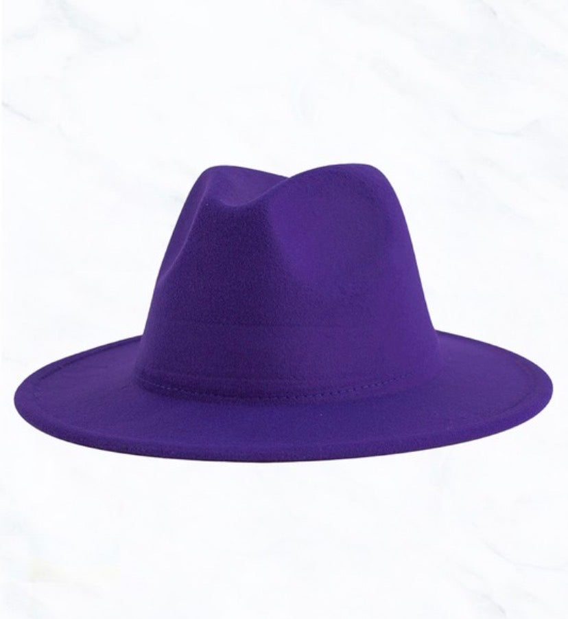Fedoras Solid Color Modern Colors Unisex Stylish New