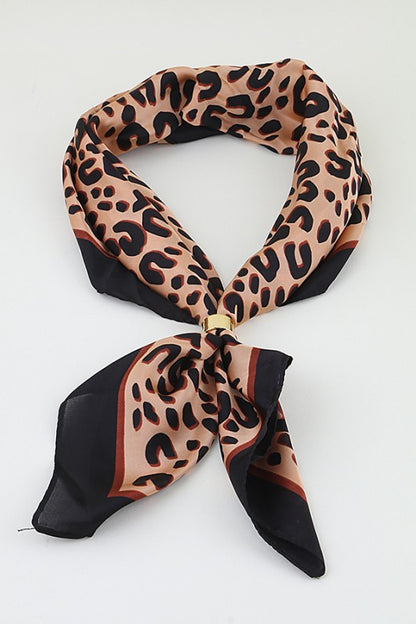 Chic Leopard Scarf Wrap Necklace