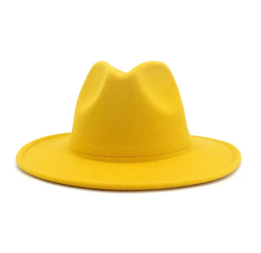 Fedoras Solid Color Modern Colors Unisex Stylish