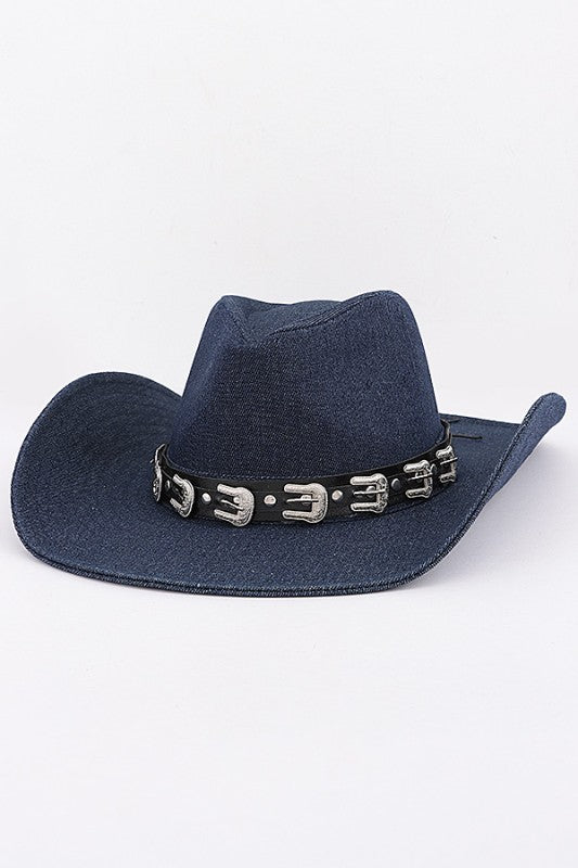 Buckle Accent cowboy hat