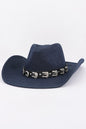 Buckle Accent cowboy hat