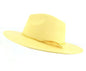 Classic Faux Suede Wide Collection Unisex Fedora Hats Size 60cm Extra Large w/o accessory