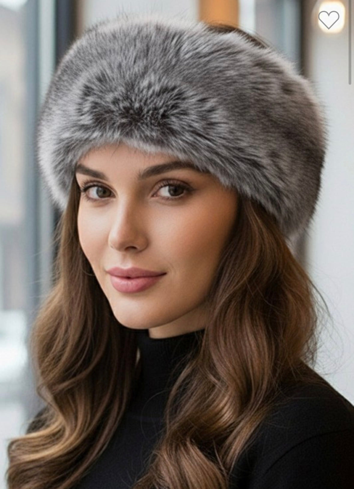 Elegant Faux Fur Winter Headband Earmuff