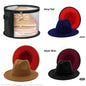 58cm Two tone fedora trio with hat storage bag