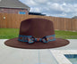 Fedoras Solid Color Modern Colors Unisex Stylish blue trim accessory