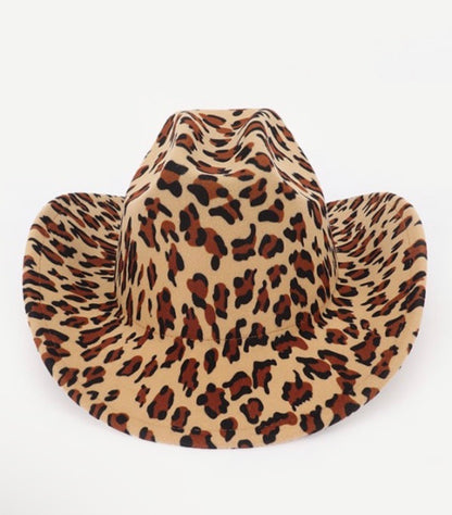 Leopard Print Cowboy Hat