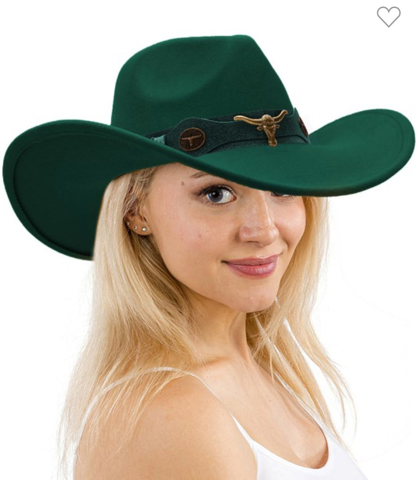 Ranch Luxe Unisex Cowboy Hat Collection (Includes Hat Accessory) | 58cm M/L