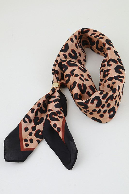 Chic Leopard Scarf Wrap Necklace