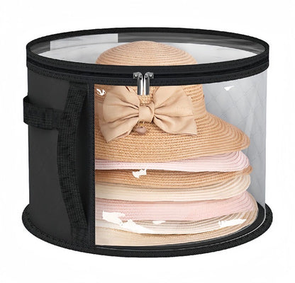 58cm Two tone fedora trio with hat storage bag
