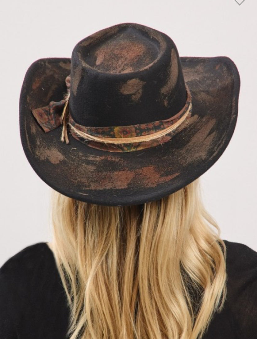 Vintage Versatile Shapeable Cowgirl & Fedora Hat