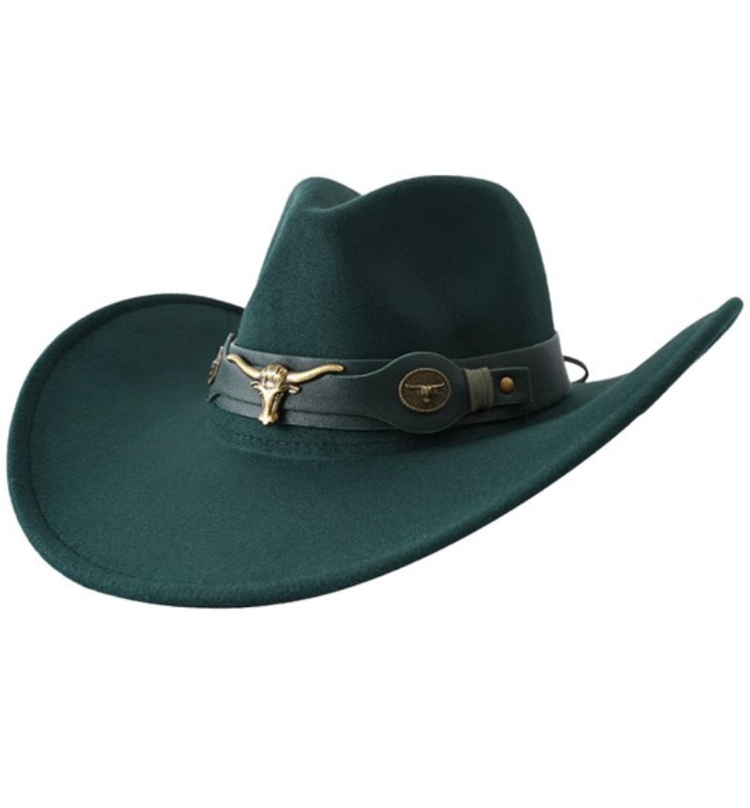 Ranch Luxe Unisex Cowboy Hat Collection (Includes Hat Accessory) | 58cm M/L
